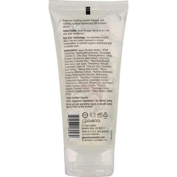 Giovanni Styling Gel, Strong Hold