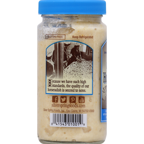 Silver Spring Horseradish, Creamy Style, Fine Cut