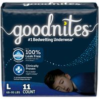 Goodnites Boys' Nighttime Bedwetting Underwear, Si...
️