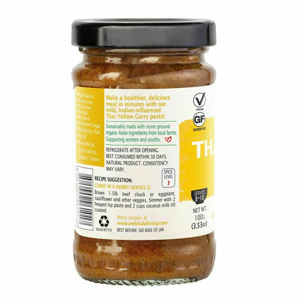 Mekhala Organic Thai Yellow Curry Paste