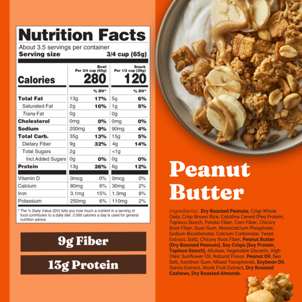 Catalina Crunch Granola, Protein, Peanut Butter