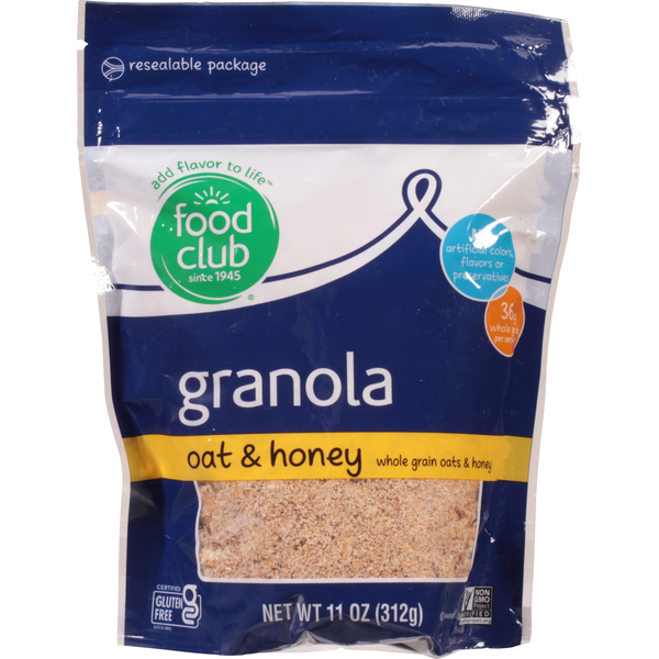Food Club Granola, Oat & Honey