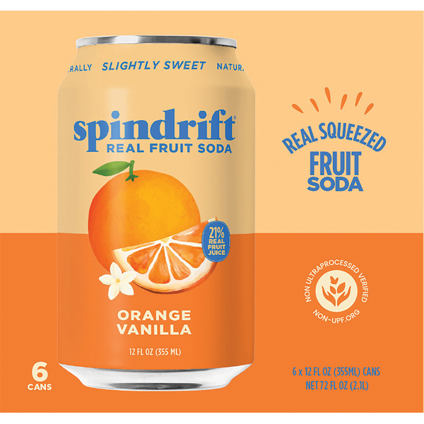 Spindrift Orange Vanilla Soda