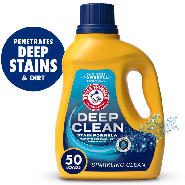 Arm & Hammer Plus Oxiclean Max Force Deep Clean Stain Formula Liquid Laundry Detergent