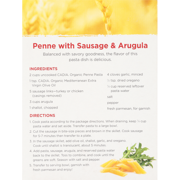 CADIA Penne, Organic