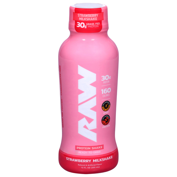 RAW Strawberry Milkshake Protein Shake