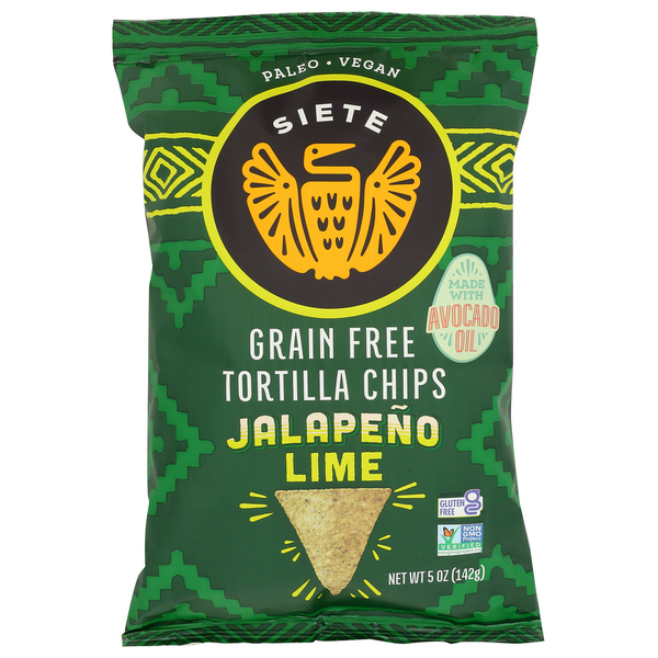 Siete 5Oz Jalapeño Lime Tortilla Chips