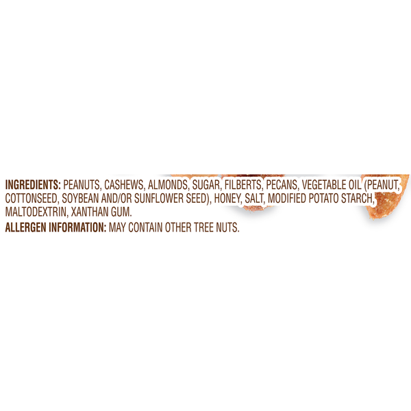 Fisher Honey Roasted Mixed Nuts with Peanuts