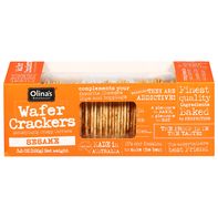 Olina's Bakehouse Wafer Crackers, Sesame️