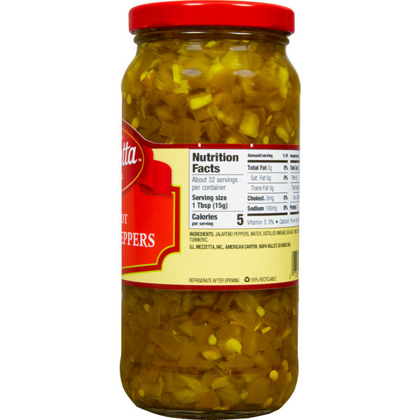 Mezzetta Diced Hot Jalapeño Peppers