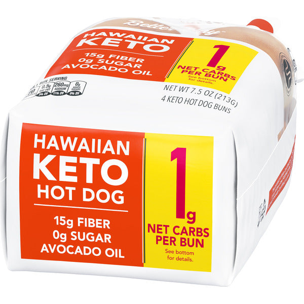 Lewis Bake Shop Hawaiian Keto Hot Dog Buns
