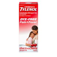 TYLENOL Pain + Fever Medicine, Dye-Free, Cherry, 4...
️