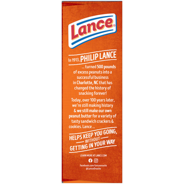 Lance Toast Chee Peanut Butter Sandwich Crackers