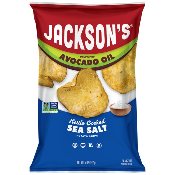 Jackson's Avocado Oil Classic Kettle Chips, Sea Salt