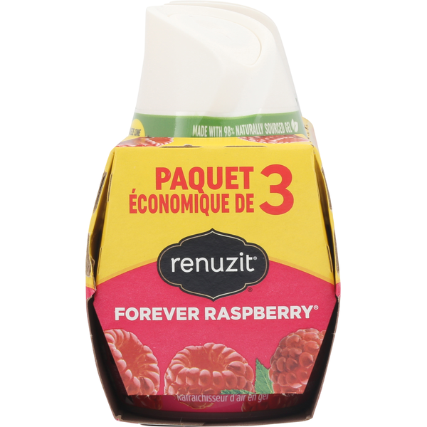 Renuzit Forever Raspberry Gel Air Fresheners Value Pack