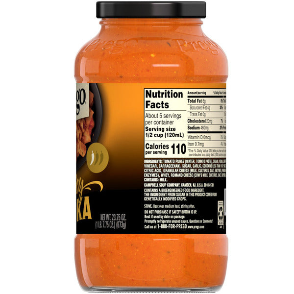 Prego Spicy Vodka Pasta Sauce