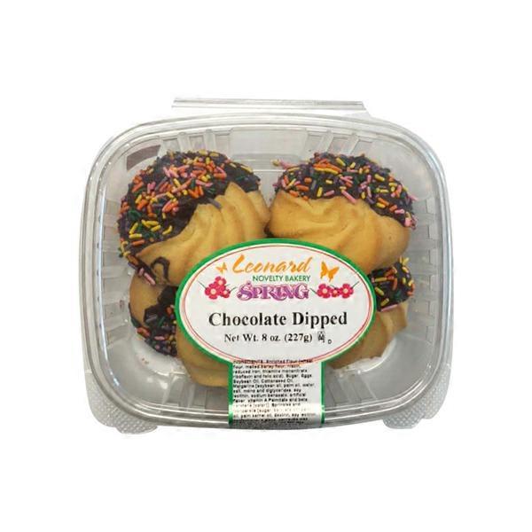 Leonard Novelty Bakery Easter Chocolate Dip Cookie