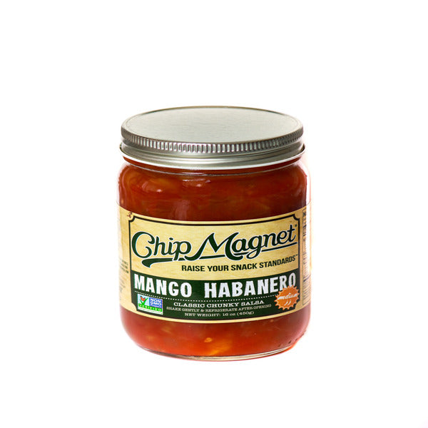 Chip Magnet Mango Habanero, Medium Chunky Salsa