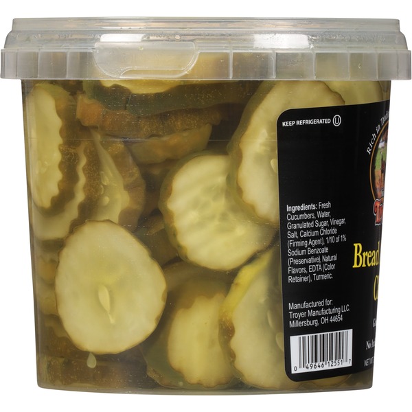 Troyer Pickles, Bread & Butter Chips
