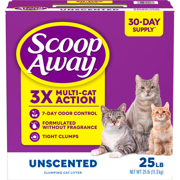 Scoop Away Clumping Cat Litter, Unscented