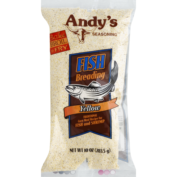 Andy's Seasoning Fish Breading, Yellow