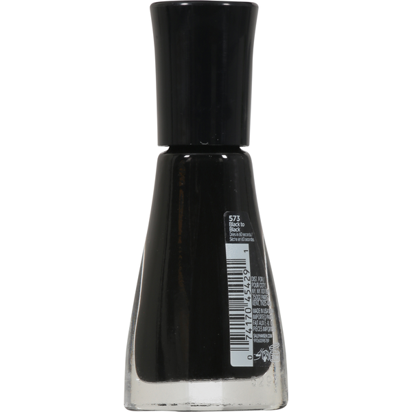Sally Hansen 573 Black to Black Nail Color
