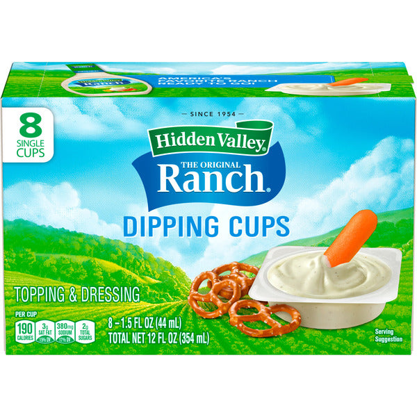 Hidden Valley Original Ranch Salad Dressing To Go Cups