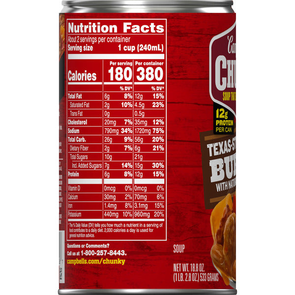 Campbell's Texas-Style BBQ Burger Soup