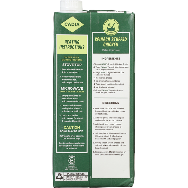 CADIA Chicken Broth, Organic