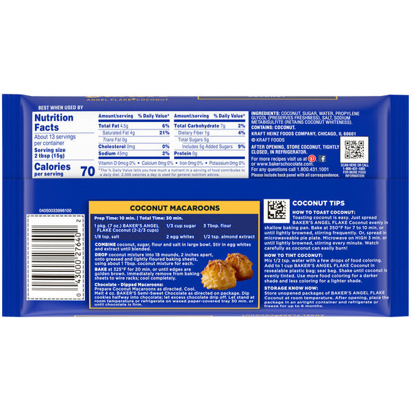 Baker's Angel Flake Sweetened Coconut