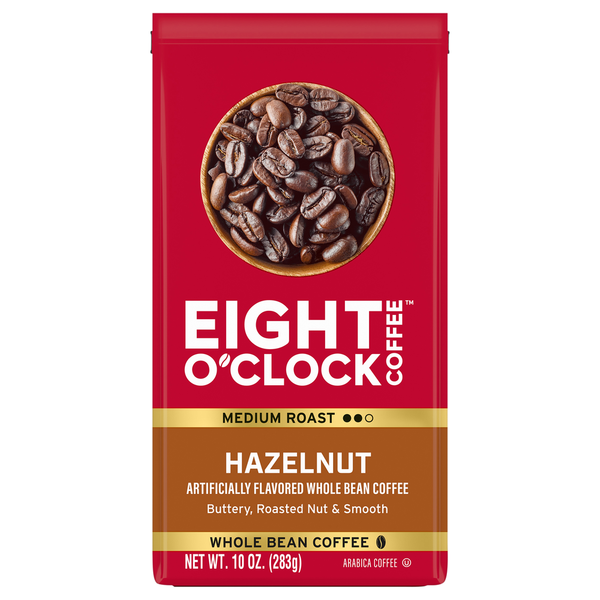 Eight O’Clock Whole Bean Medium Roast Hazelnut Coffee