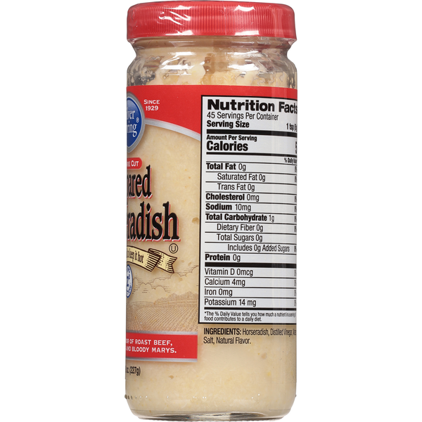 Silver Spring Horseradish, Prepared, Coarse Cut