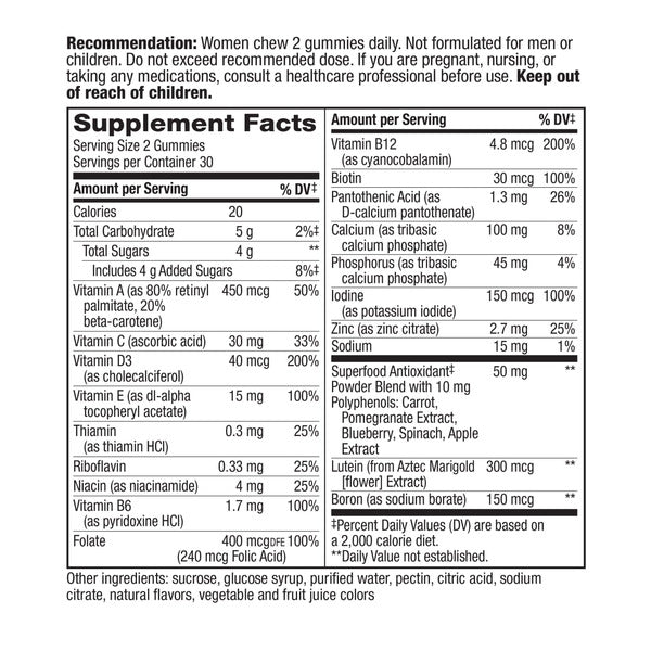 Nature's Way Alive!® Womens 50+ Gummy Multivitamin