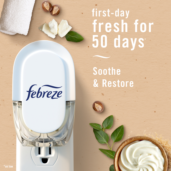 Febreze PLUG Air Freshener Oil Refill, Soothe & Restore