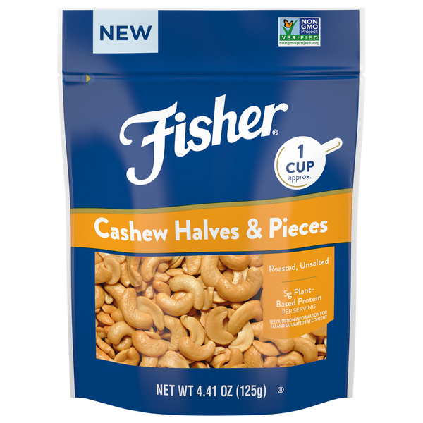Fisher Cashew, Halves & Pieces