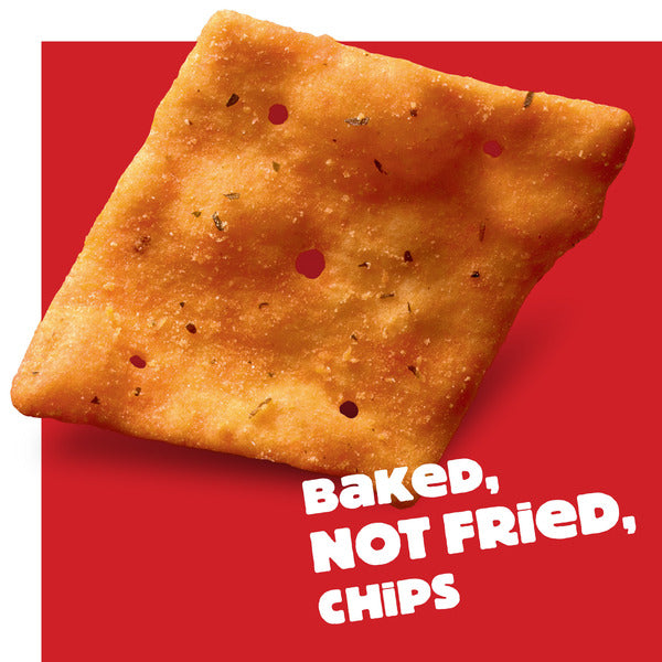 Cheez-It Snap'd Cheddar Sour Cream and Onion Cheesy Baked Chips, Lunch Snacks, 7.5 oz