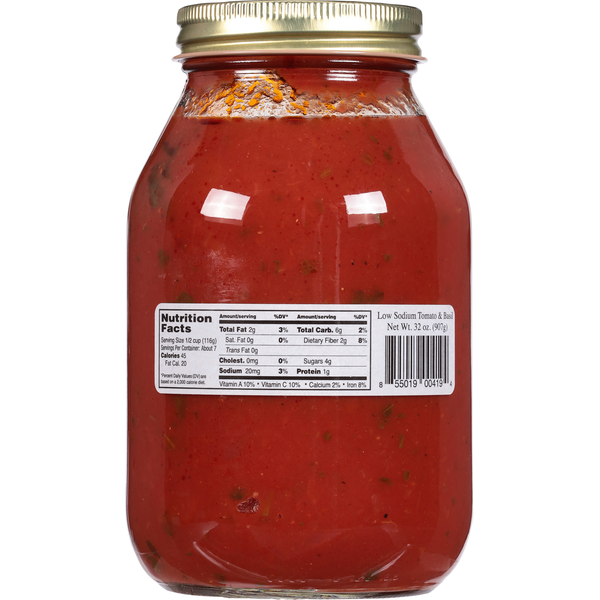 Michael’s of Brooklyn Tomato & Basil, Low Sodium