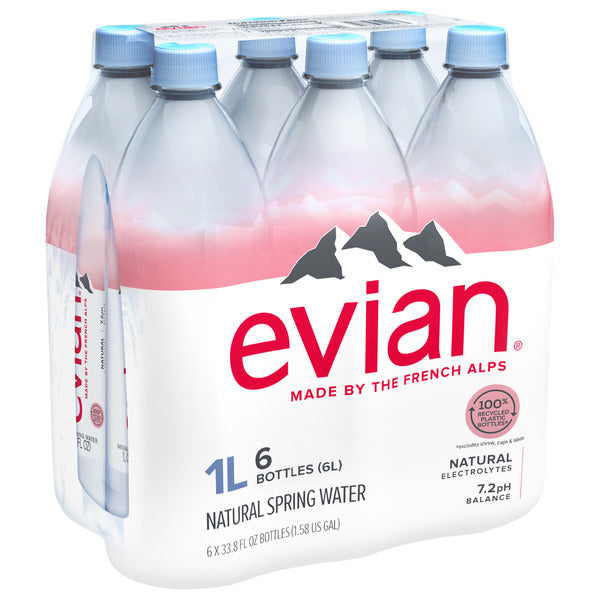 evian Natural Spring Water