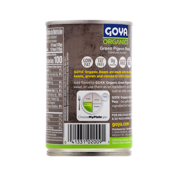 Goya Organic, Green Pigeon Peas