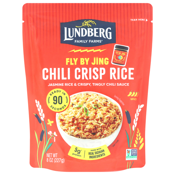 Lundberg Family Farms Fly By Zing Chili Crisp Rice