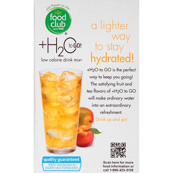 Food Club Drink Mix, Peach Mango, Energy