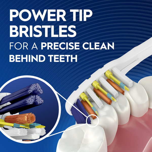 Oral-B Vibrating Pulsar Battery Toothbrush w/Microban, Plaque Remover for Teeth, Medium