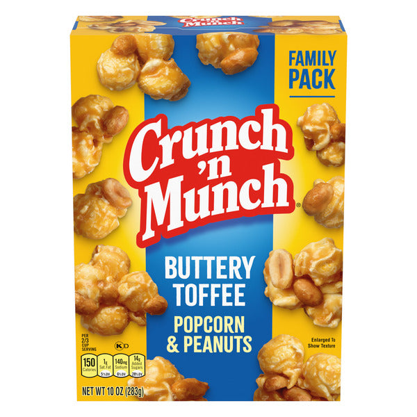 Crunch ‘n Munch Buttery Toffee Popcorn with Peanuts