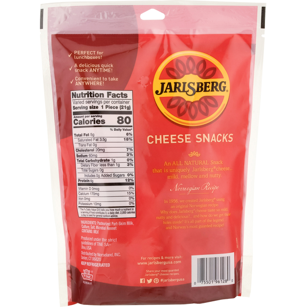Jarlsberg Part-Skim Semi Soft Cheese Snacks