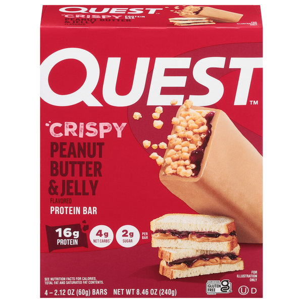 Quest Peanut Butter & Jelly Flavored Protein Bar