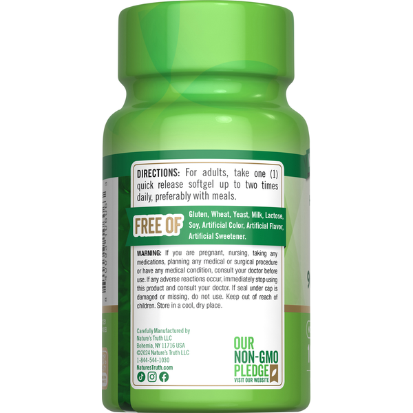 Nature's Truth Vitamin E, Softgels