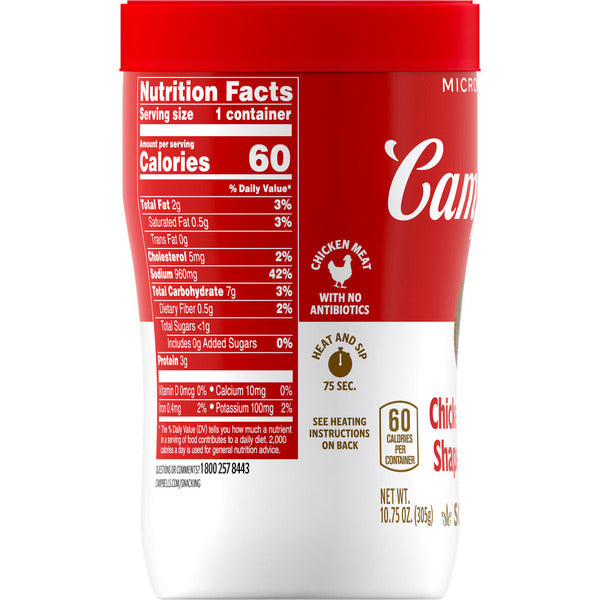 Campbell's Chicken Soup With Star-Shaped Pasta