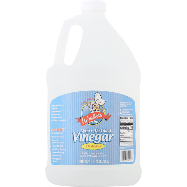 Woeber's White Vinegar, Distilled, 5% Acidity