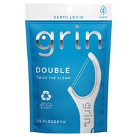 Grin Oral Care FLOSSPYX Flosspyx, Minty, Double️