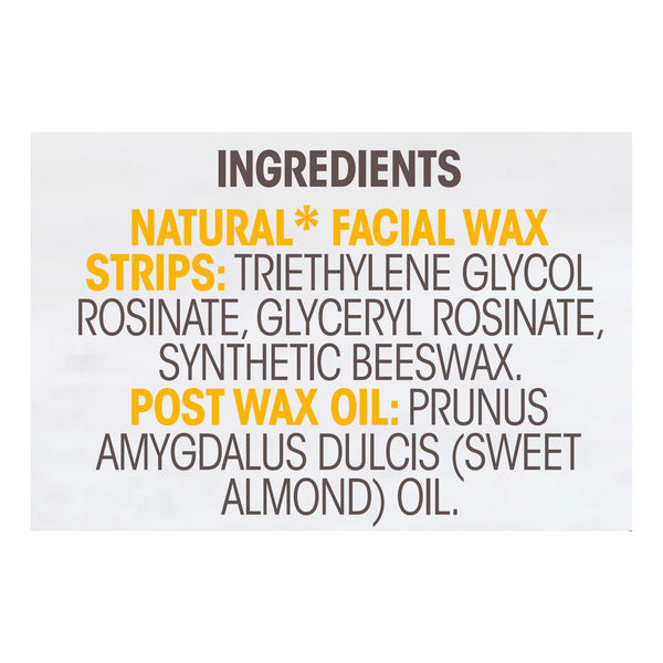 Nad's Natural Facial Wax Strips